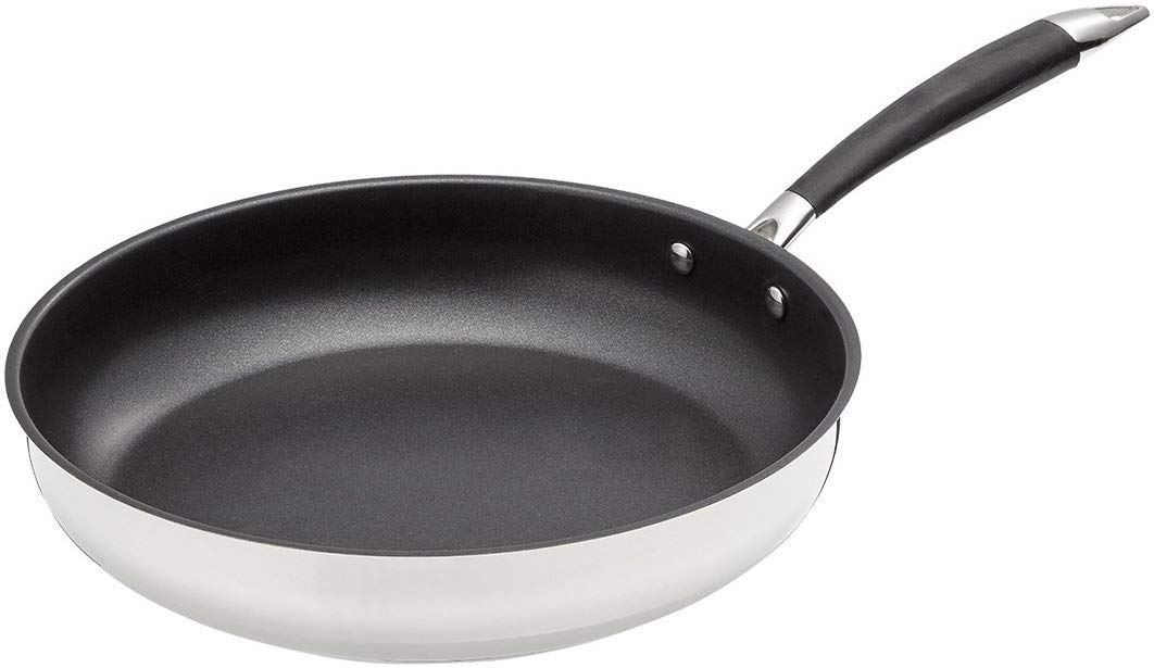 Non stick frying pan - Amazon Basics Stainless Steel Induction Non-Stick Frying Pan