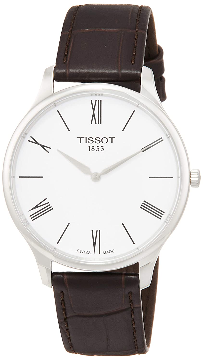 Tissot Tradition 5.5 Brown Leather Strap Watch